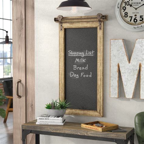 wall mounted chalkboard for home.